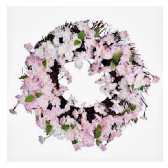 🚫Ashland Wreath Couronne Spring Printemps with FREE Over-the-Door Hook NWT - Picture 7 of 7